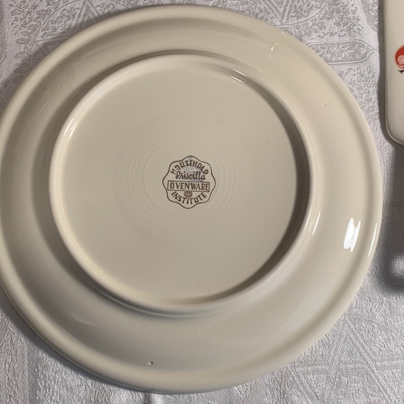 LOT OF 2 vintage cake plates plus server - Picture 5 of 9